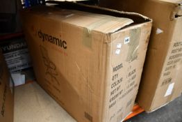 A boxed as new Dynamic Abbey operators chair in black.