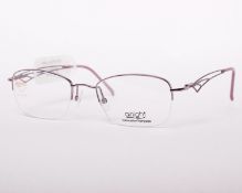 A pair of as new Airlight glasses frames with clear glass (RRP £220).