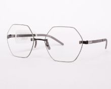 A pair of as new Gotti Perspective glasses frames with clear glass (RRP £390).