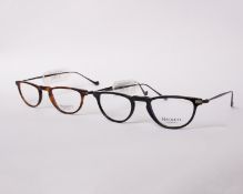 Two pairs of as new Yulkan glasses frames with clear glass (RRP £100 each).