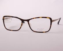 A pair of as new P+US Combo glasses frames with clear glass (RRP £210).