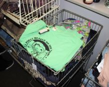 A quantity of as new TSPTR clothing to include one First Beagle sweatshirt in spearmint (L), various
