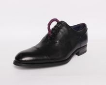One pair of man's boxed as new Ted Baker Sittab leather Oxford shoes in black (UK 8).