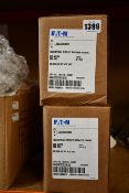 Two boxed as new Eaton industrial circuit breakers frames (JGE3250NN).