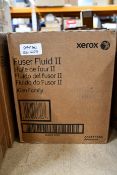 One boxed as new Xerox 008R13096 iGen3 iGen4 Fuser Fluid Oil II (2 x 1.6l bottles, box sealed).