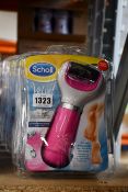 Nine boxed as new Scholl Velvet smooth electric foot exfoliators.