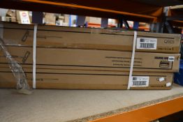 Three boxed as new Rubbermaid Pulse (Q969) microfiber floor cleaning kits.