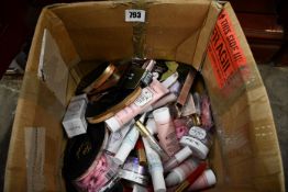 A quantity of assorted Too Faced cosmetics to include eye shadow, face highlighters and better