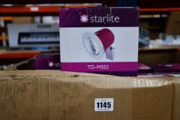 A quantity of as new Starlight Firestar Mini downlights (TD-M551 and TD-M552, approximately 25
