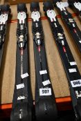 A pair of pre-owned Swix Trac Carbon Classic Rollefella Rolla skis (Size medium).