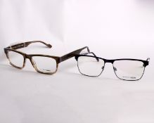 Two pairs of as new William Morris glasses frames with clear glass (RRP £170).