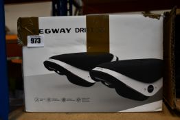 A pair of pre-owned Segway Drift W1, with charger.