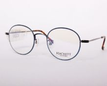 A pair of as new Hackett glasses frames with clear glass (RRP £220).