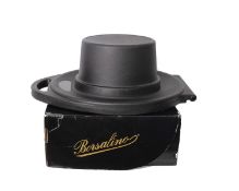 A Borsalino Andrelli 234 top hat and a Sanders Hatters Bobov tall ferry hat.