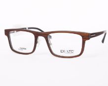 A pair of as new Exalto glasses frames with clear glass (RRP £270).