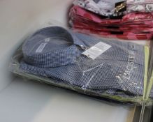 Five men's as new Lacoste shirts: Three polo shirts in purple (Classic fit US XS, M, slim fit US