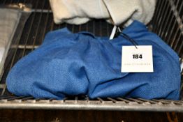 An as new King & Tuckfield gathered neck dress in bright indigo (S).