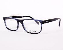 A pair of as new Exalto glasses frames with clear glass (RRP £270).