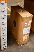 A boxed as new Roborock S502-00 Robotic Vacuum Cleaner in White. Bagless, 1 Cubic Feet capacity, 150