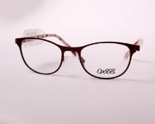 A pair of as new Oxibis glasses frames with clear glass (RRP £230).