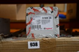 Fifty boxed as new Legrand (LEG92020) Plexo waterproof square boxes with smooth face IP55 / IK07.