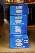 Thirteen boxed as new KSR Lighting Firebreak Qr10 10W dimmable LED downlights.