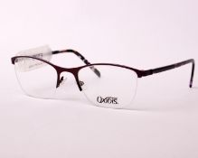 A pair of as new Oxibis glasses frames with clear glass (RRP £230).