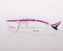 A pair of as new SwissFlex glasses frames with clear glass (RRP £200).
