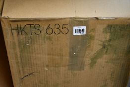 A boxed as new Harman Kardon home theatre surround sound system (HTS 635).