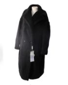 An as new Max Mara Tedgirl coat in black (Size S - RRP £2880).