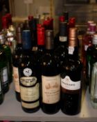 Twenty bottles of assorted red wines to include Grand Vin de Bordeaux 2015 (750ml) (Over 18s only).