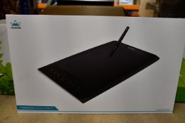 A boxed as new Huion Graphics Drawing Pen Tablet H610 Pro. 8192 Levels of Pressure Sensitivity. 10 x