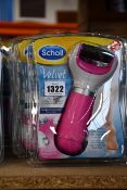 Nine boxed as new Scholl Velvet smooth electric foot exfoliators.