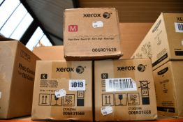 Two boxed as new Xerox K D12 006R01668 Black Toner Cartridges and a boxed as new Xerox 006R01628
