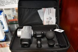 A Cotsoco deep tissue and muscle massage gun and case (Requires a UK adaptor, not included).