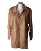 Eight as new The Idle Man rain macs in stone (M, L).