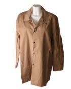 Eight as new The Idle Man rain macs in stone (L, XL).