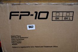 A boxed as new Roland Digital Piano (FP10).