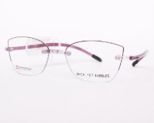 A pair of as new SwissFlex glasses frames with clear glass (RRP £290).