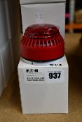 Ten boxed as new Eaton - Fulleon - ROLP, red body and red LED beacon/sounders (8210113FULL-0016X).