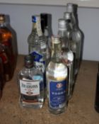 A Fjodor Kristallklar Reiner Wodka (700ml), a Nicolaus vodka (500ml), two De Luxe Zoladkowa Gorzka