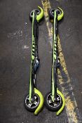 A pair of pre-owned Swix Trac Carbon Classic Rollefella Rolla skis (Size medium).