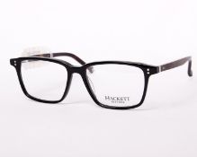 A pair of as new Hackett glasses frames with clear glass (RRP £220).