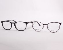 Two pairs of as new Guess glasses frames with clear glass (RRP £150 each).