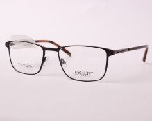 A pair of as new Exalto glasses frames with clear glass (RRP £270).