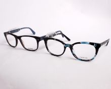 Two pairs of as new Guess glasses frames with clear glass (RRP £150 each).