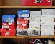 A quantity of boxed as new children's miscellaneous shoes/trainers to include Nike, Adidas and
