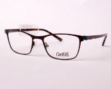 A pair of as new Oxibis glasses frames with clear glass (RRP £230).