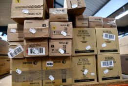 A quantity of assorted as new Xerox toner cartridges (Approximately 16 items, some items with