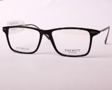 A pair of as new Hackett Bespoke glasses frames with clear glass (RRP £220).